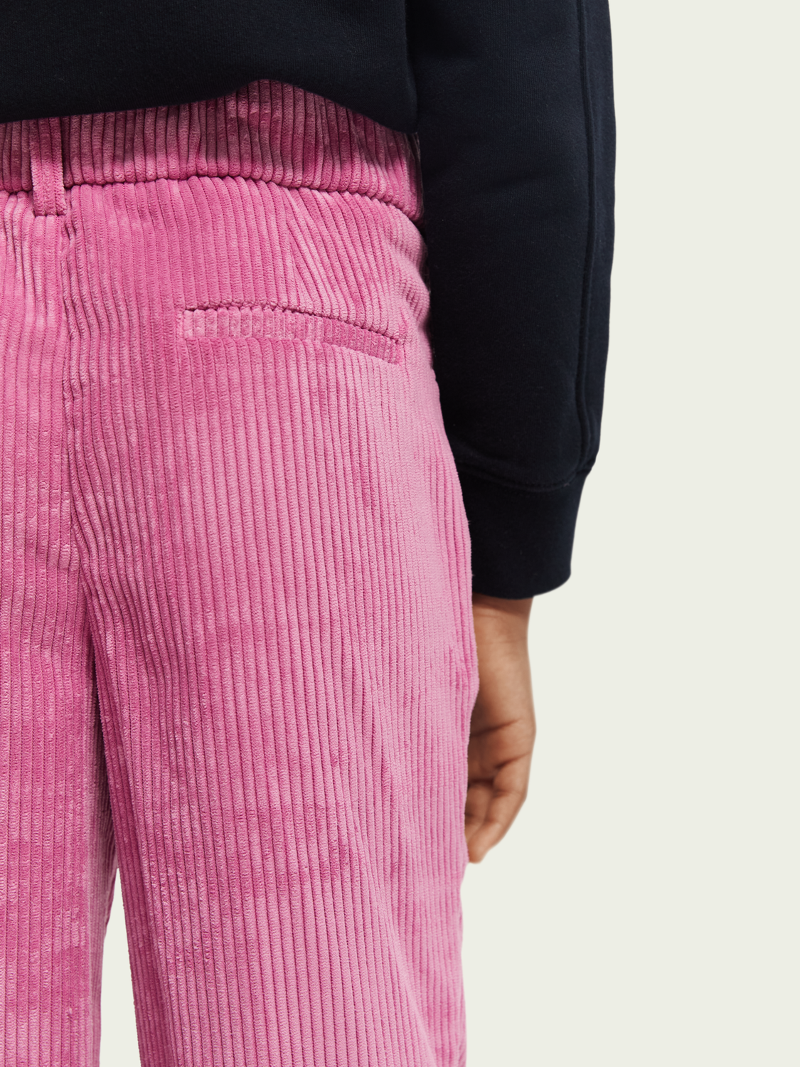 High-Rise Wide Leg Corduroy Trousers