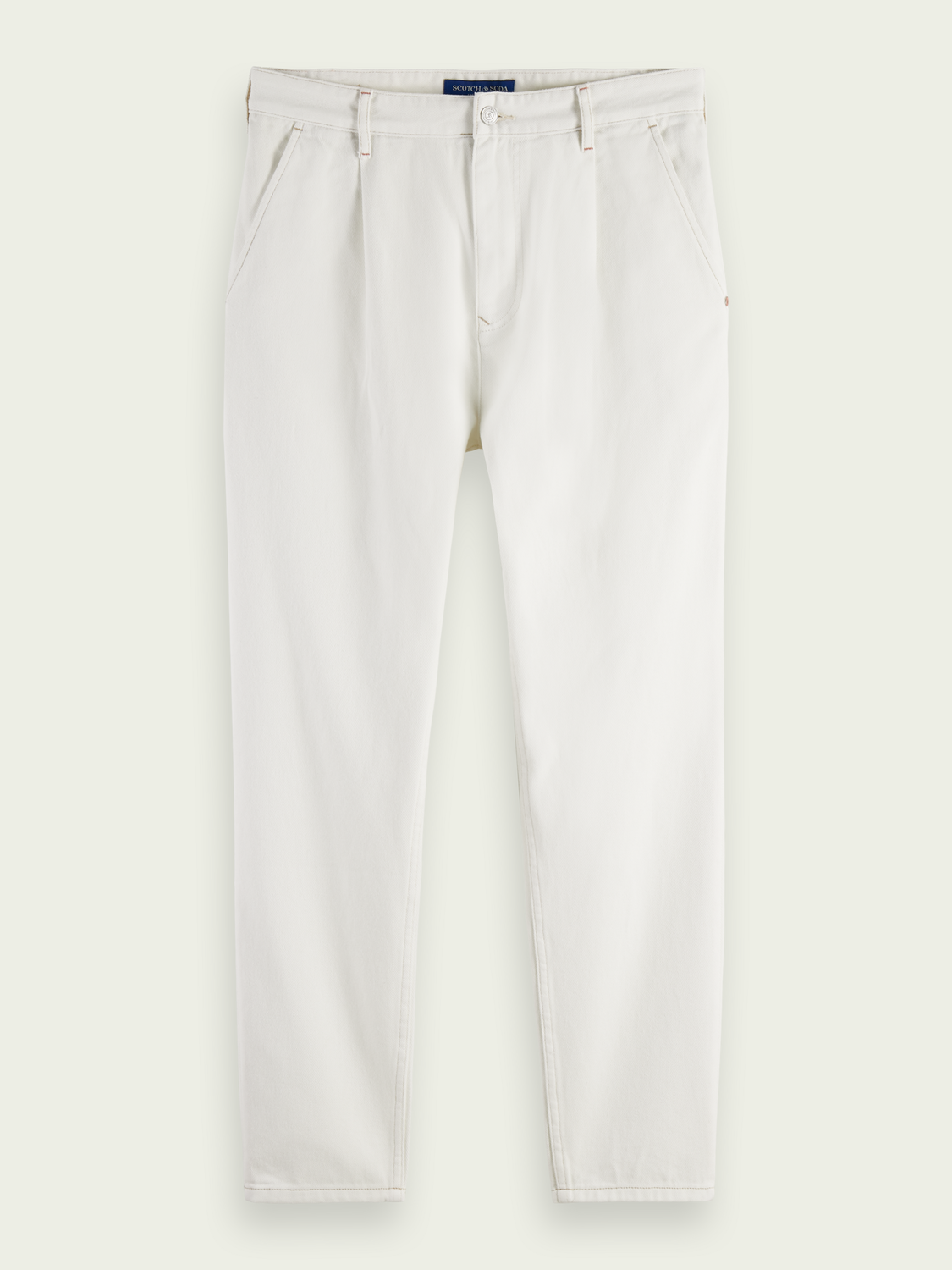 The Sailor Regular Tapered-Fit Denim Chino | Scotch And Soda Outlet