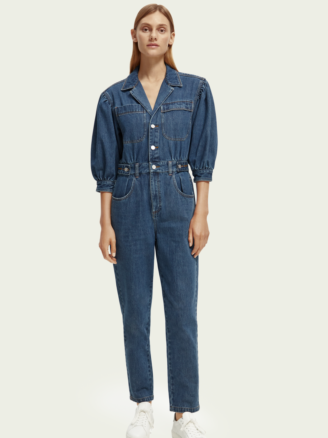 Spacesuit Inspired Denim Jumpsuit | scotch & soda outlet