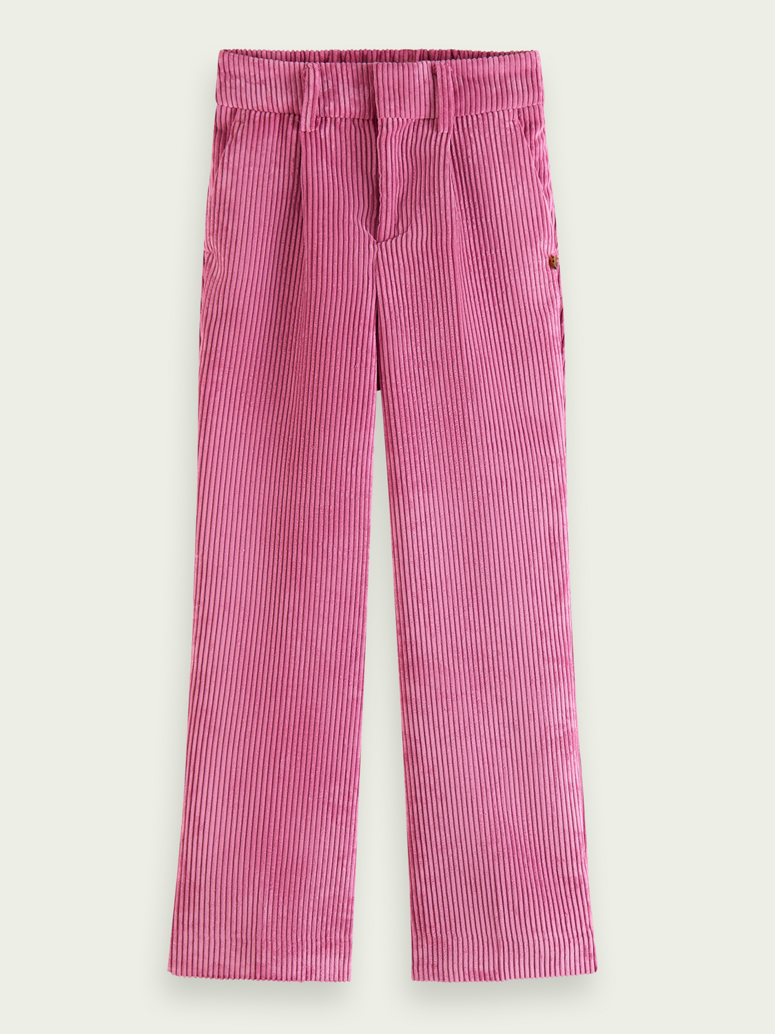 High-Rise Wide Leg Corduroy Trousers