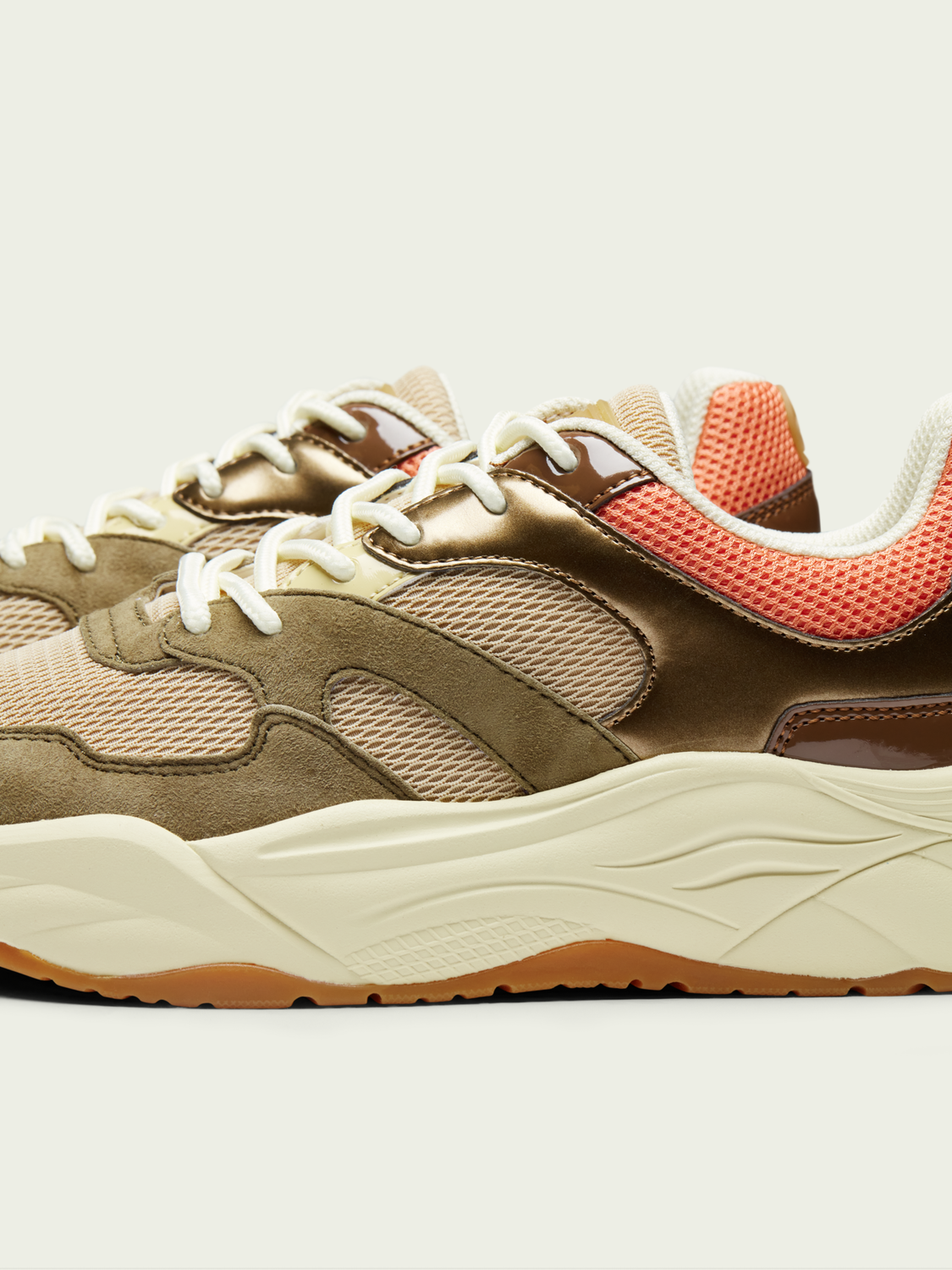 Celest Suede & Mesh Sneaker | scotch & soda outlet