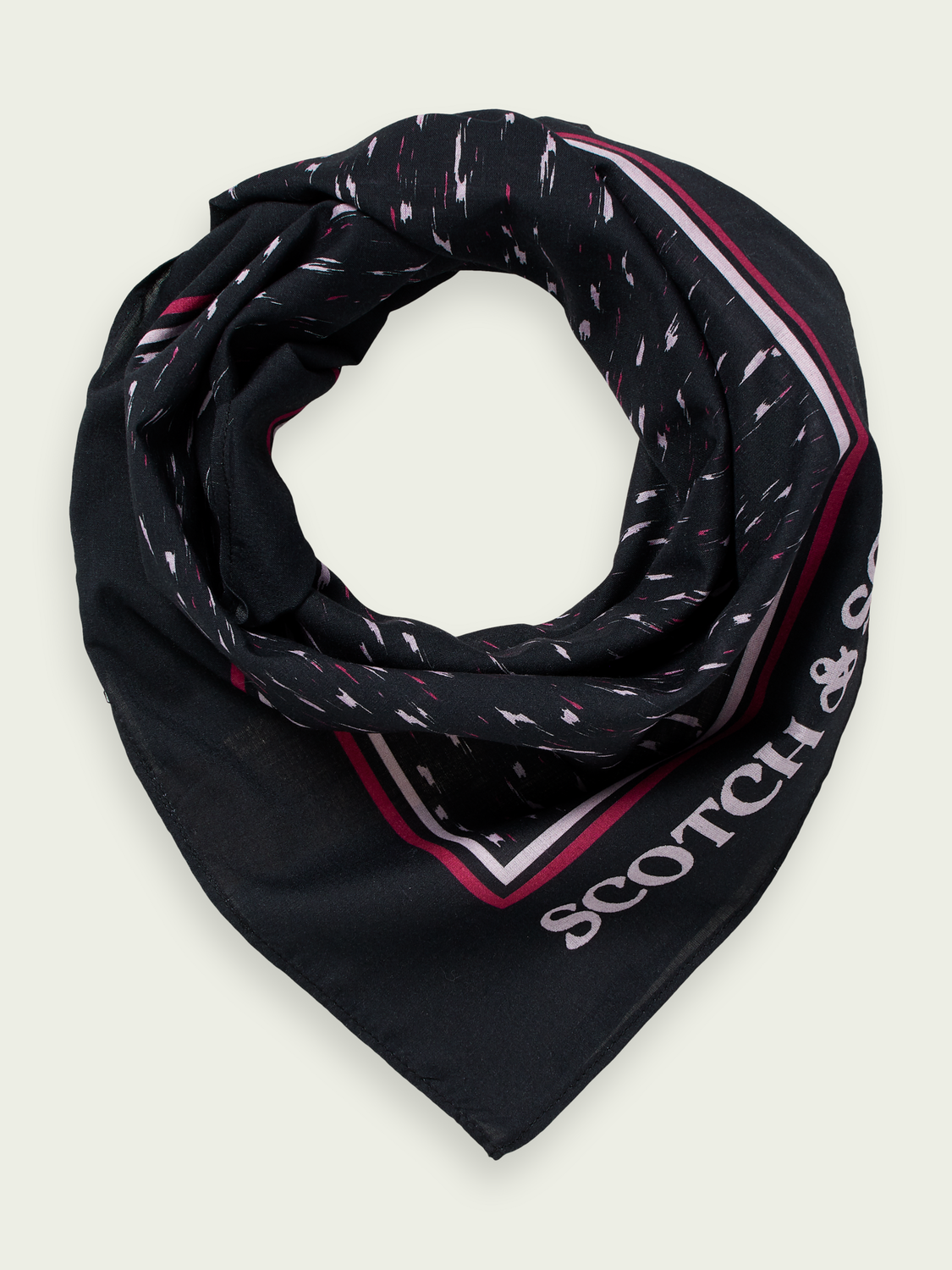 Printed Organic Cotton Scarf | scotch & soda outlet