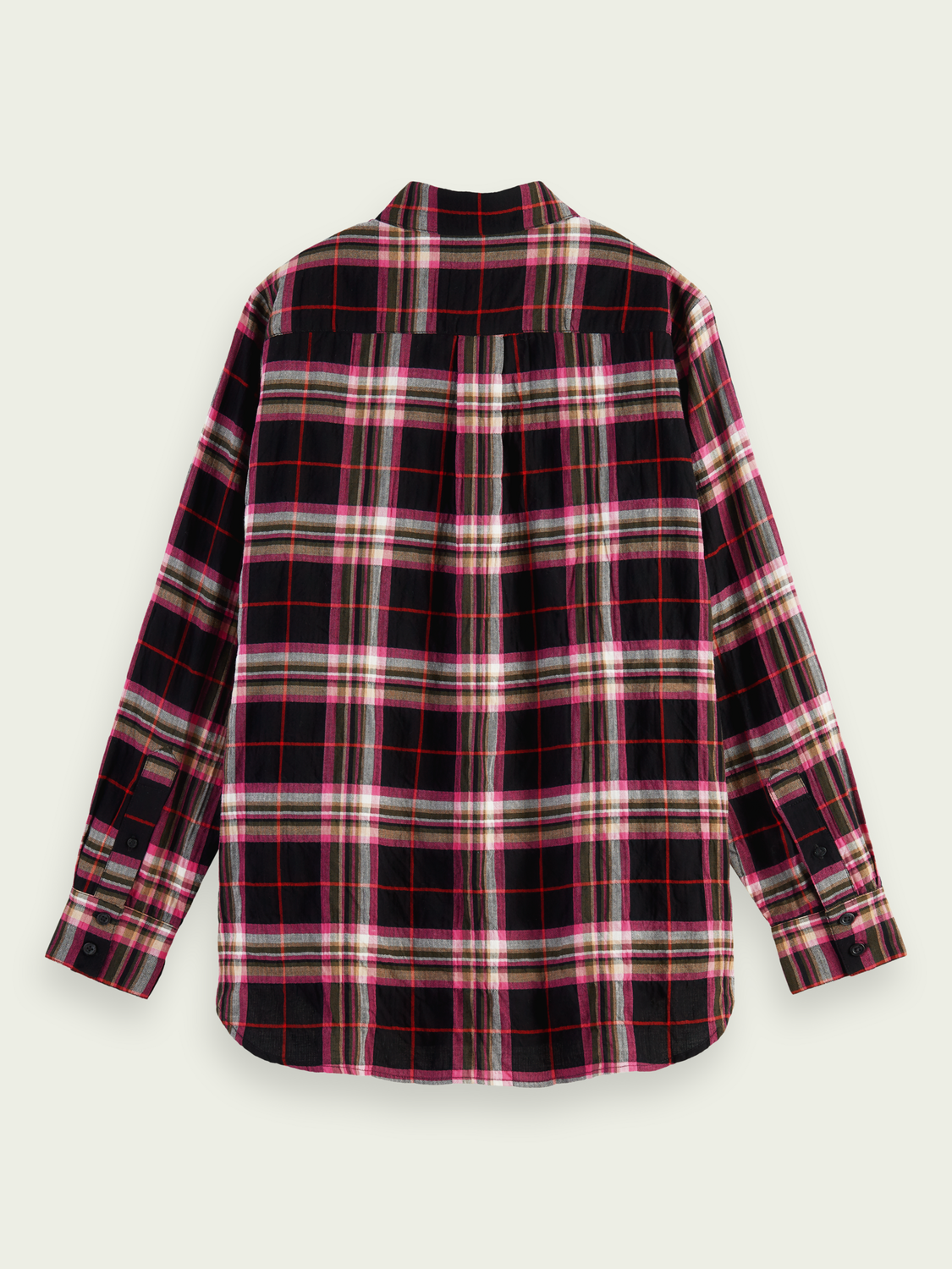 Oversized Checked Shirt | scotch & soda outlet