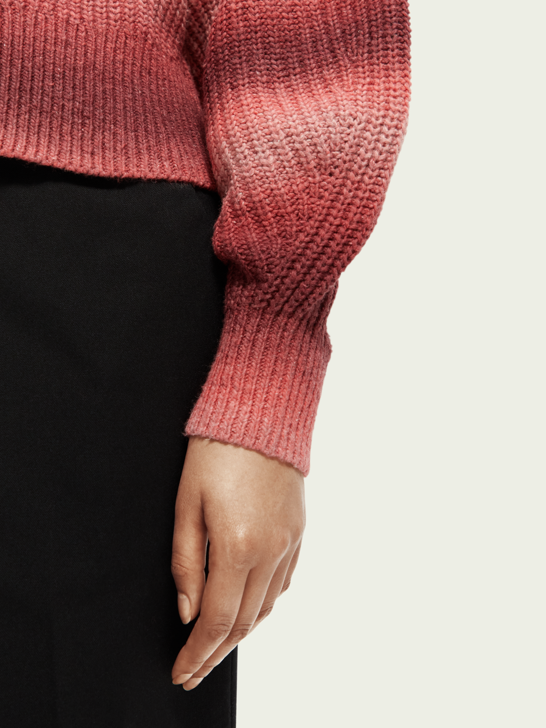 Knitted Puffy Sleeve Cardigan | scotch & soda outlet