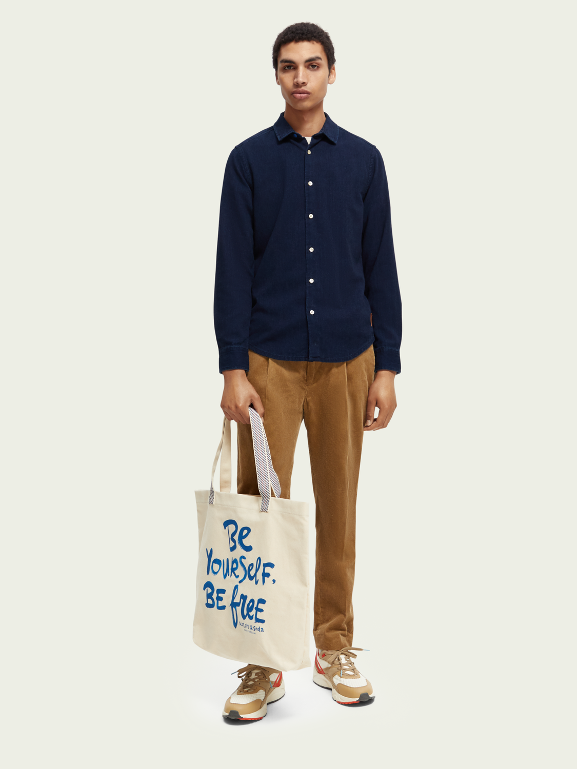 Printed Canvas Tote | Scotch And Soda Outlet