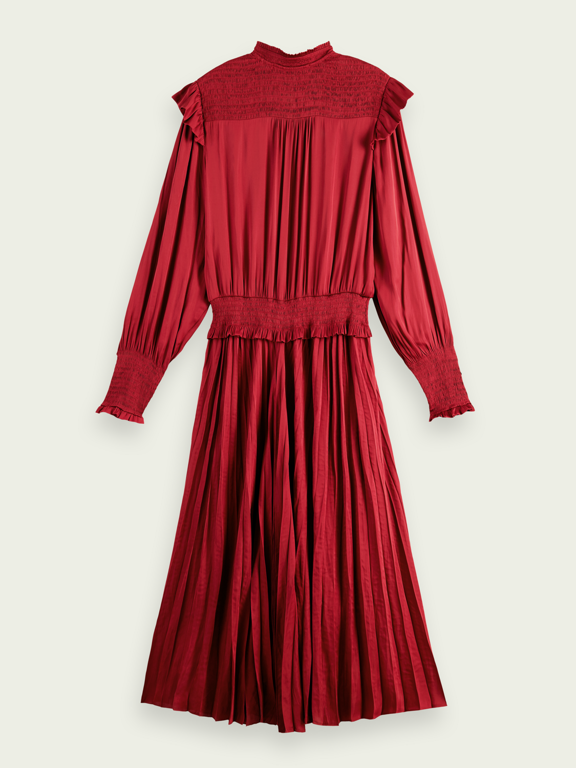 Smocked Midi Dress | scotch & soda outlet