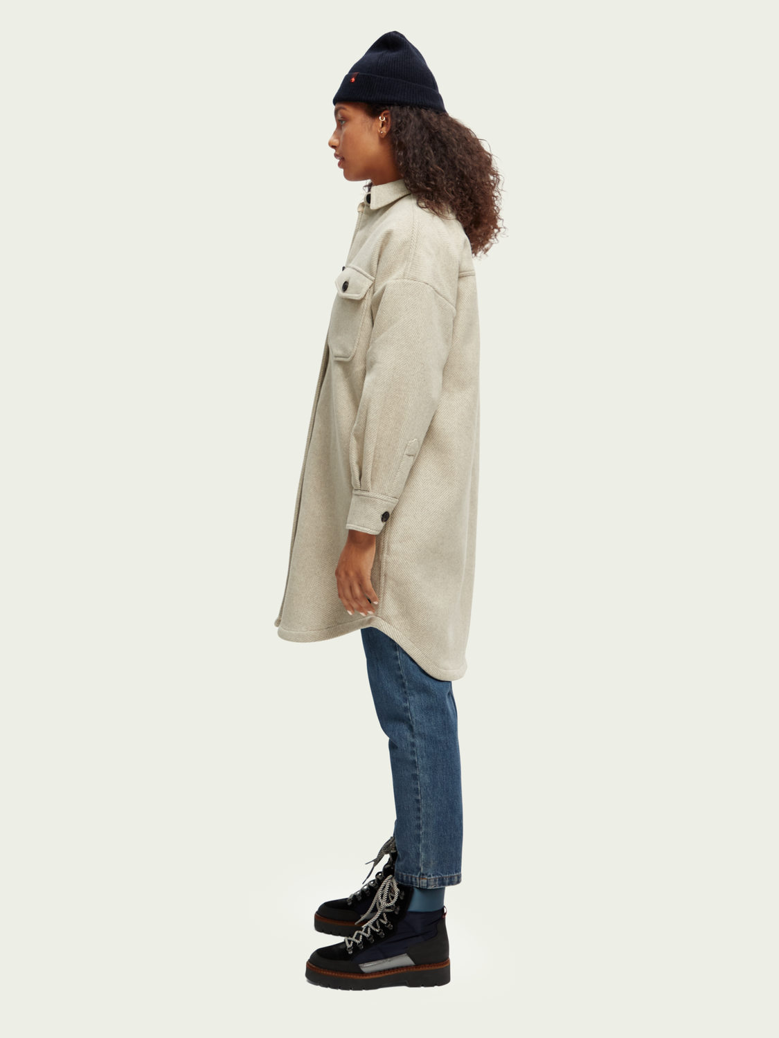Long Oversized Overshirt | scotch & soda outlet
