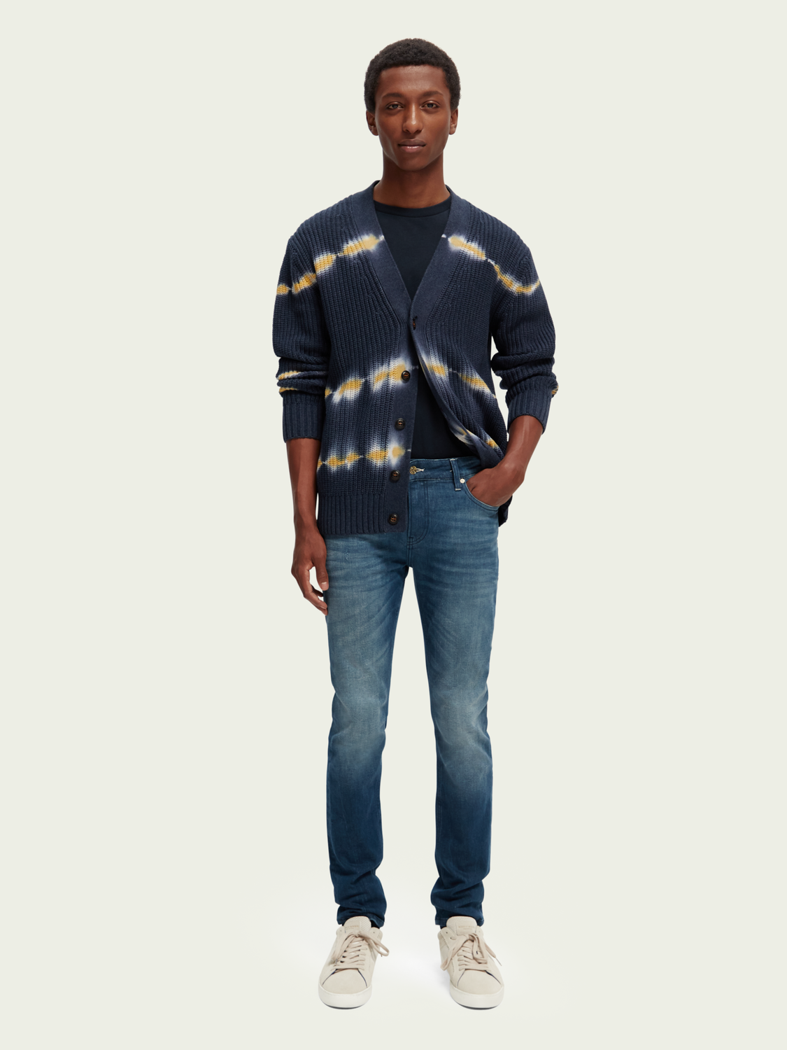 The Skim Super-Slim Fit Jeans - Science Blue | Scotch And Soda Outlet