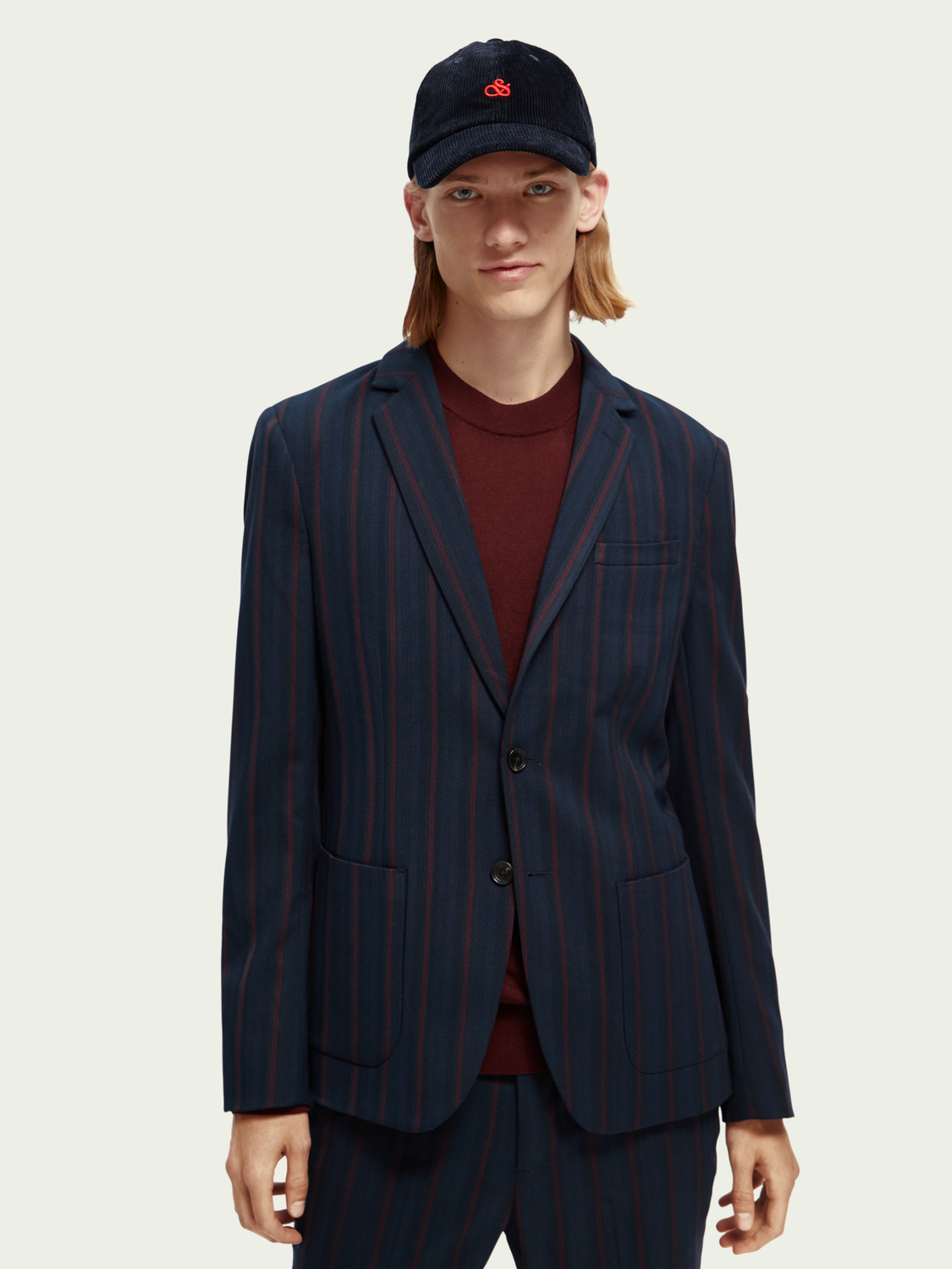 Yarn-Dyed Single-Breasted Blazer | Scotch And Soda Outlet