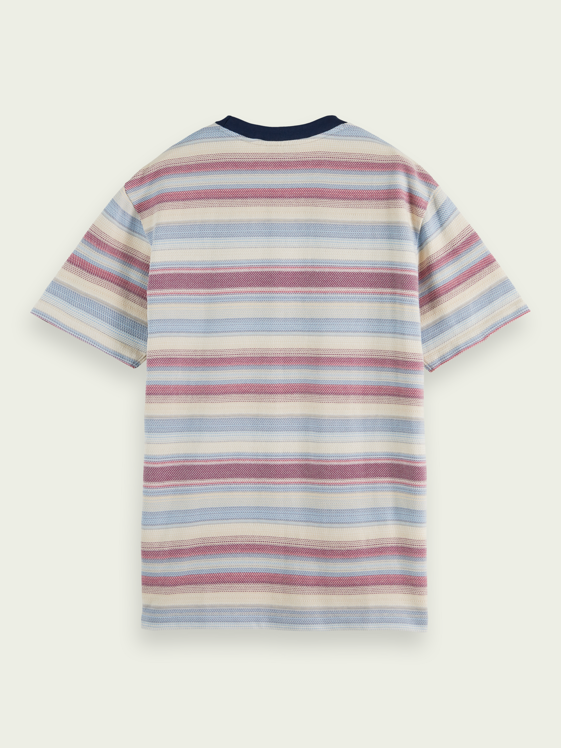 Striped Organic Cotton T-Shirt | Scotch And Soda Outlet