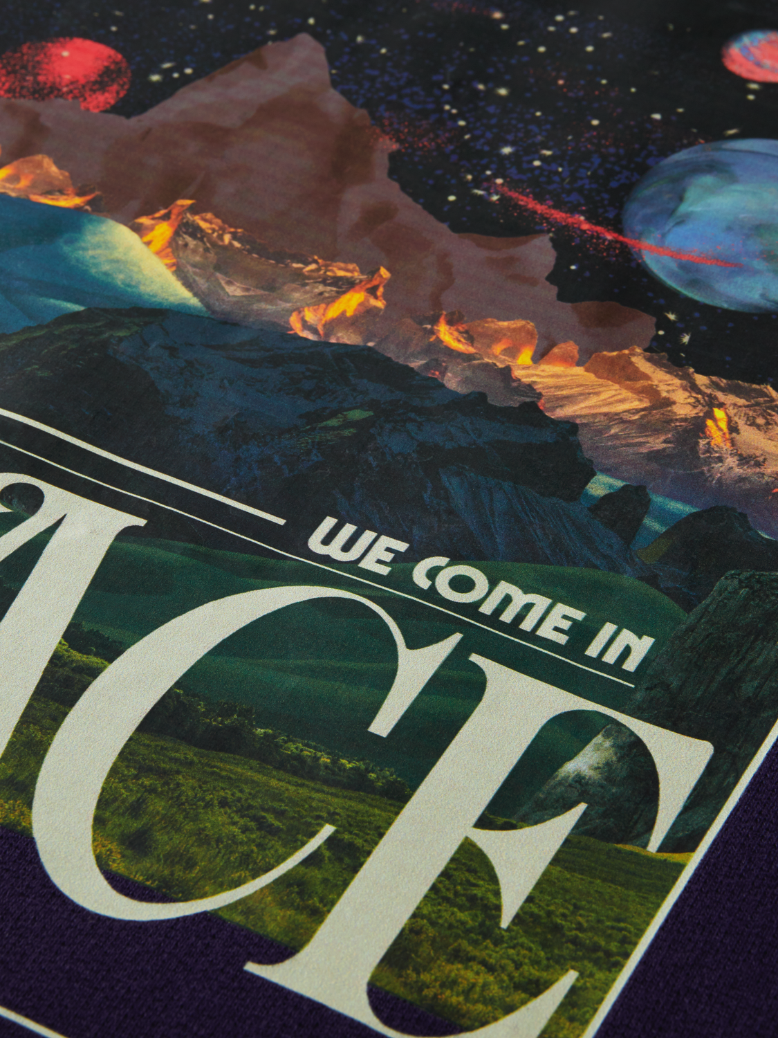 Loose Fit Organic Cotton Artwork Hoodie | scotch & soda outlet