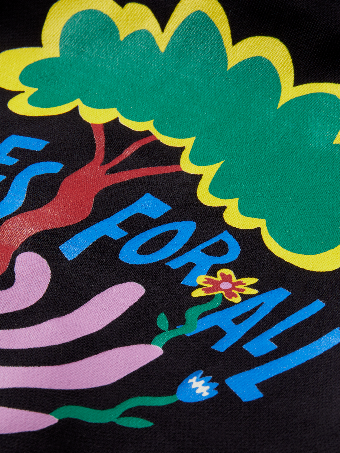 Kid's Unisex Trees For All Sweatshirt | scotch & soda outlet