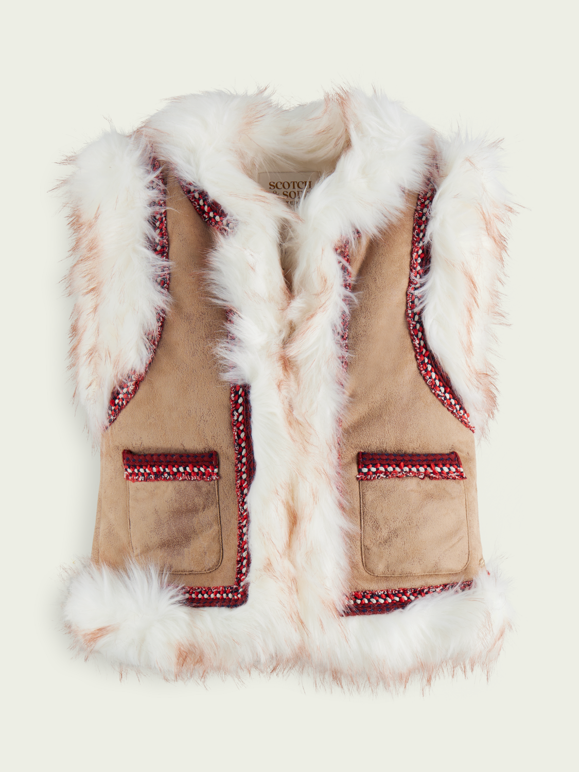Shearling Gilet | scotch & soda outlet