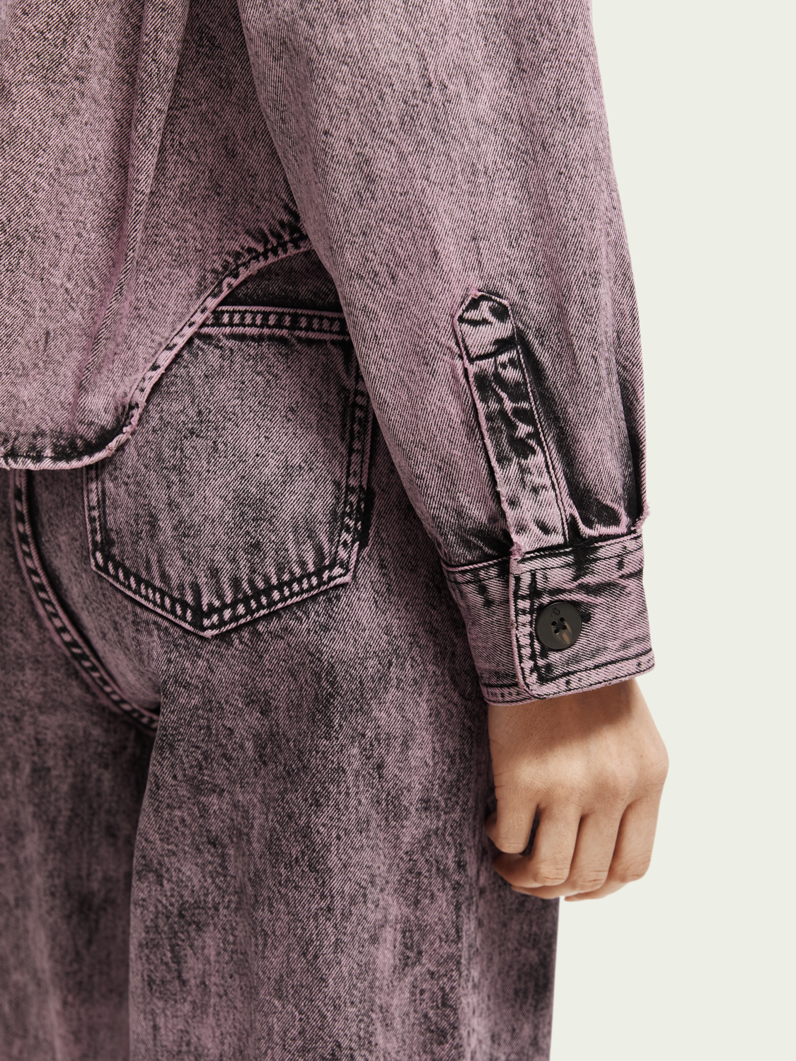 Washed Denim Overshirt | scotch & soda outlet