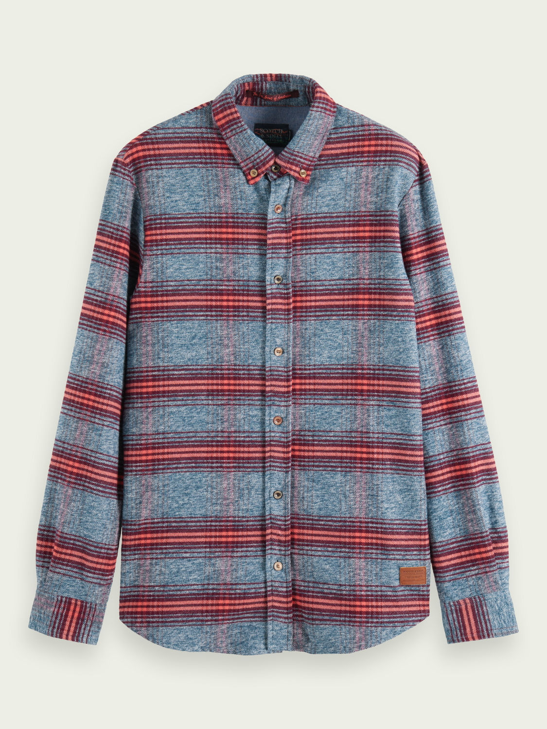 Regular Fit Checked Flannel Shirt | Scotch And Soda Outlet