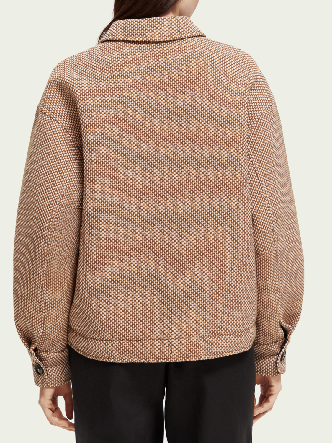 Bouclé Woven Overshirt | scotch & soda outlet