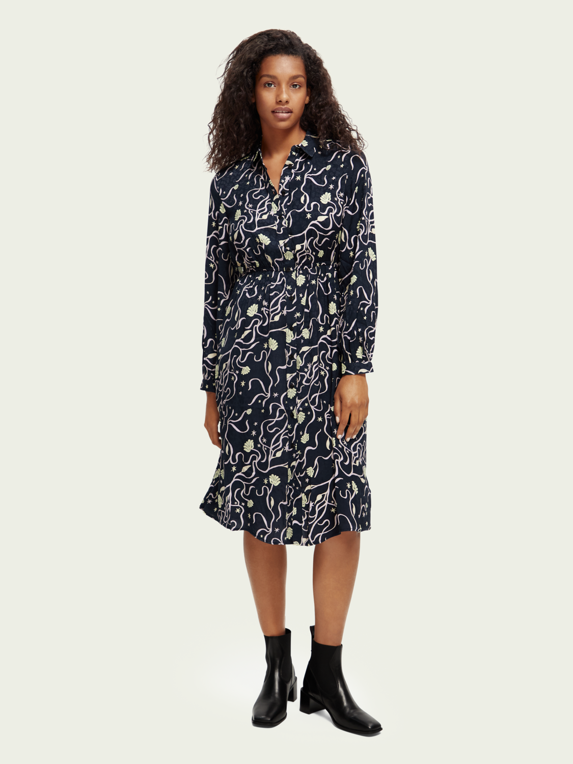 Relaxed Fit Shirt Dress | scotch & soda outlet