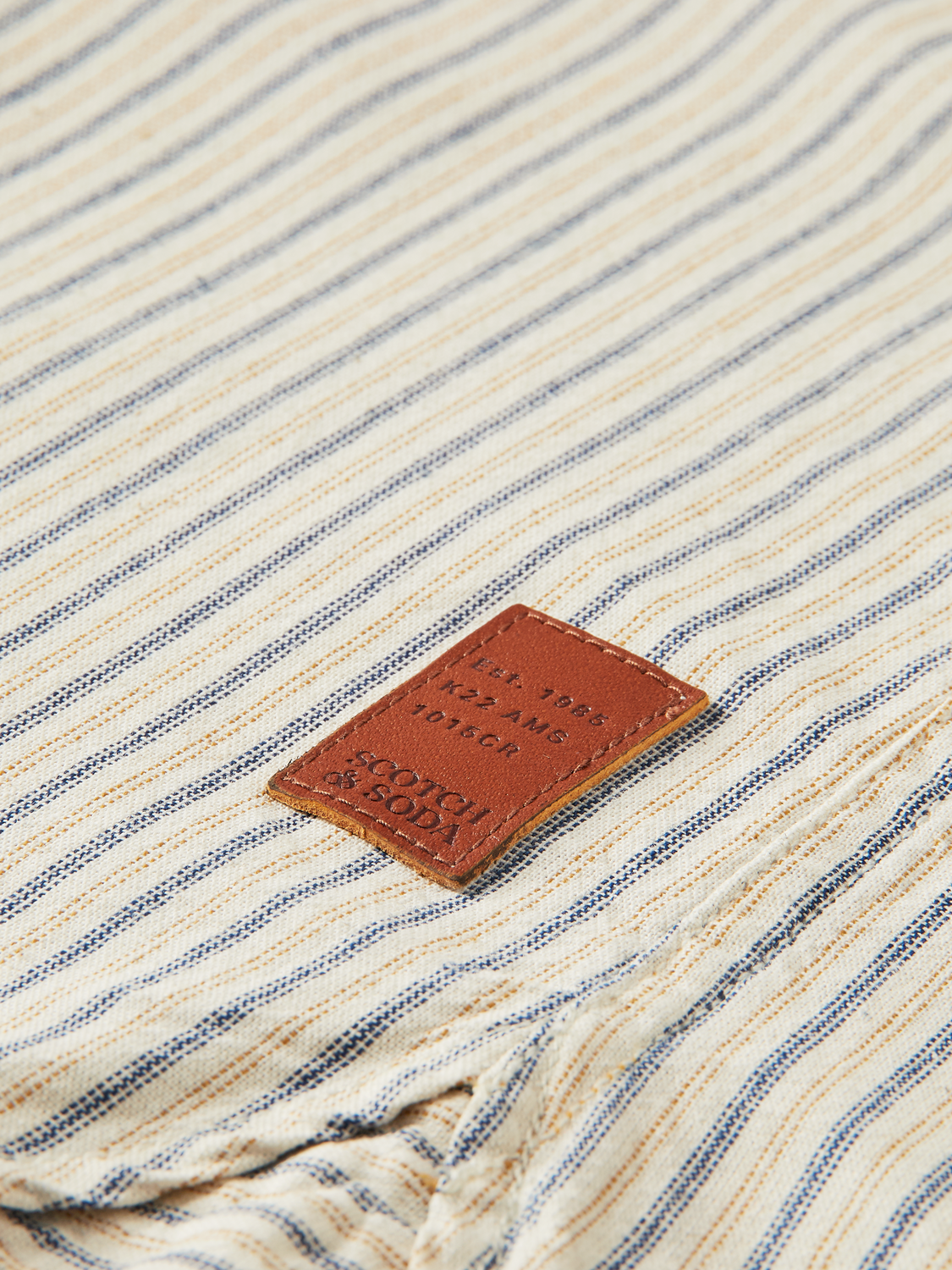 Regular Fit Shirt With Sleeve Adjustment | Scotch And Soda Outlet