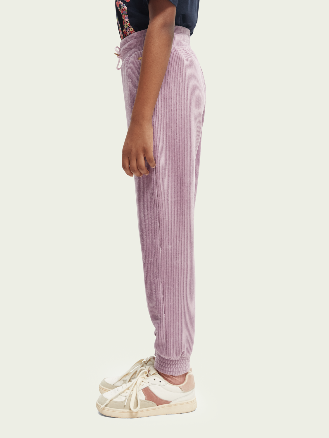 Relaxed Tapered Fit Corduroy Sweatpants