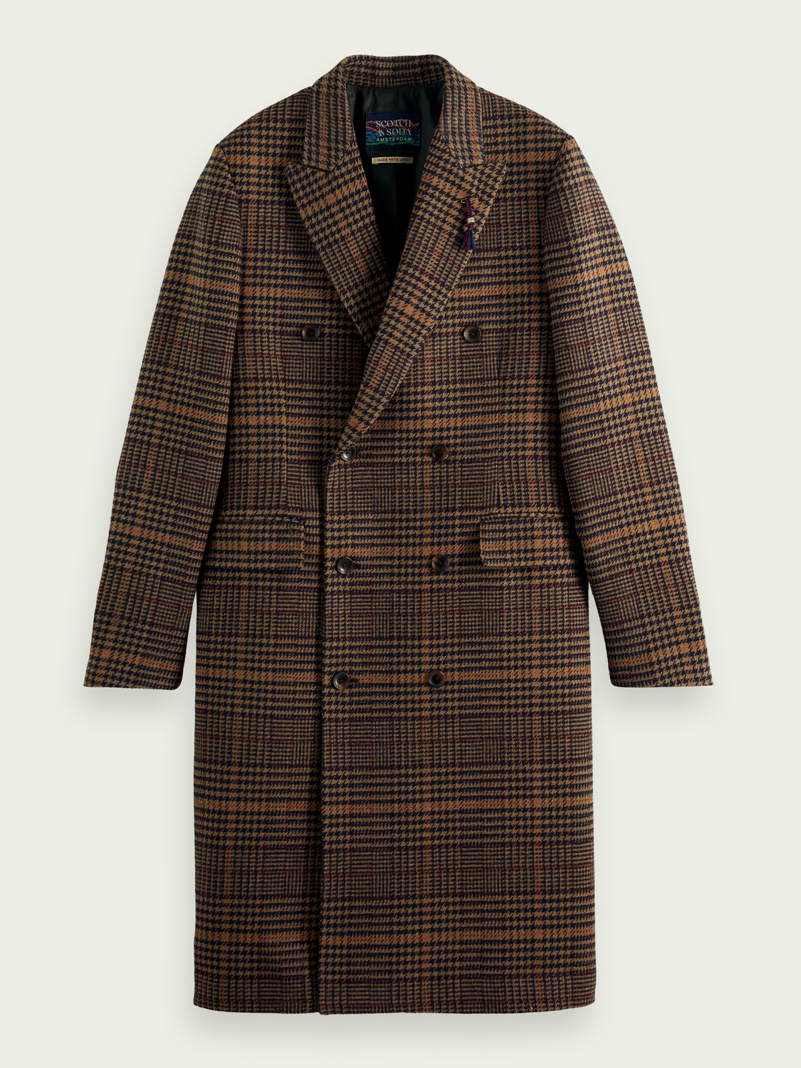 Double-Breasted Coat | Scotch And Soda Outlet