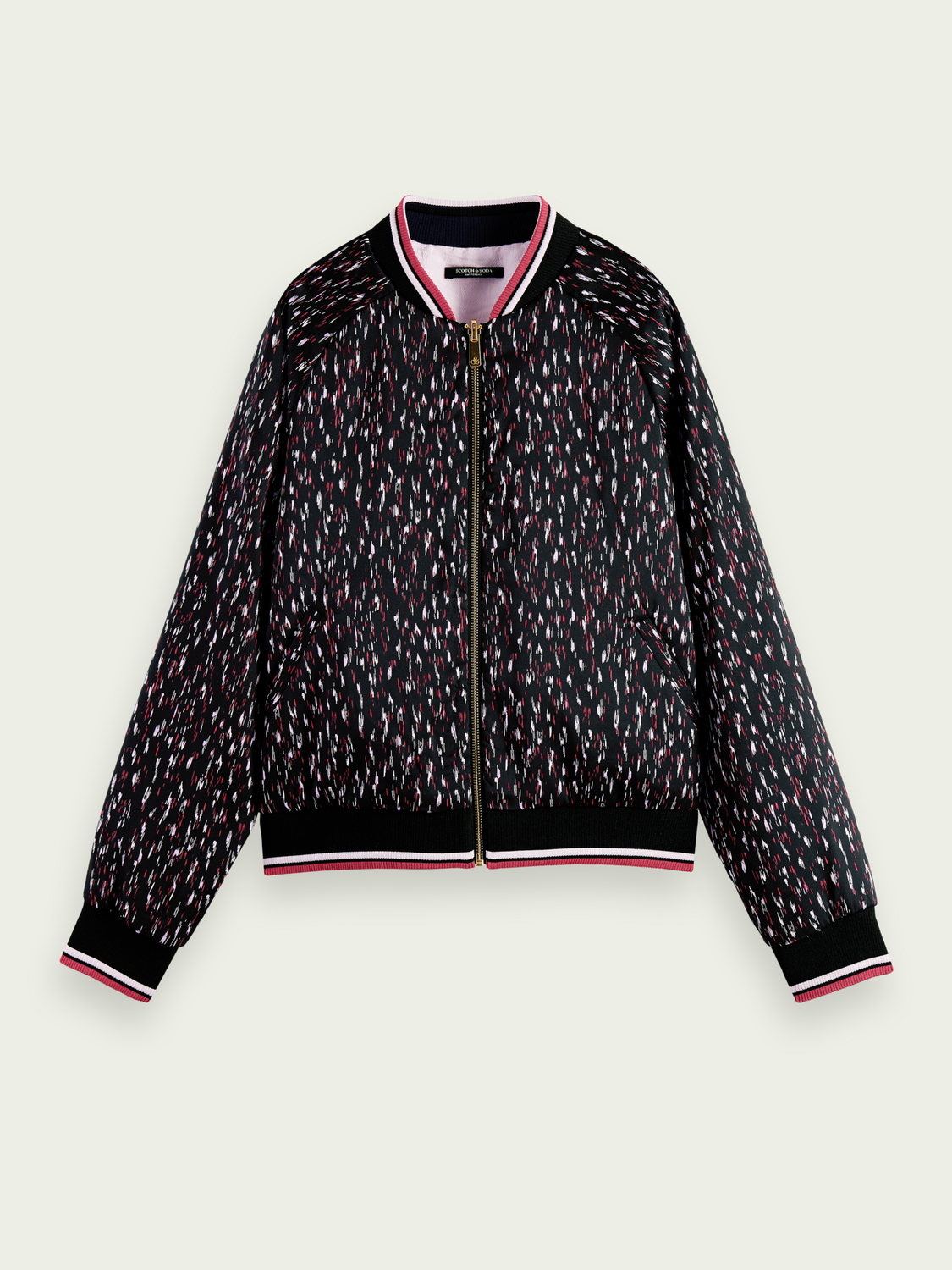 Printed Reversible Padded Bomber Jacket | scotch & soda outlet