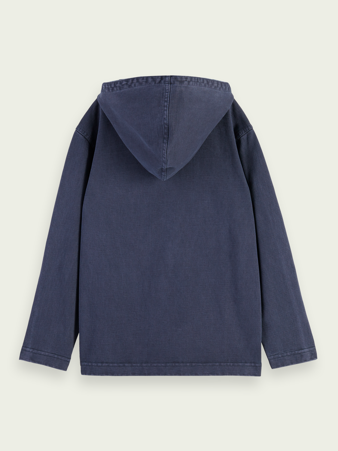 Garment-Dyed Organic Cotton Hooded Overshirt