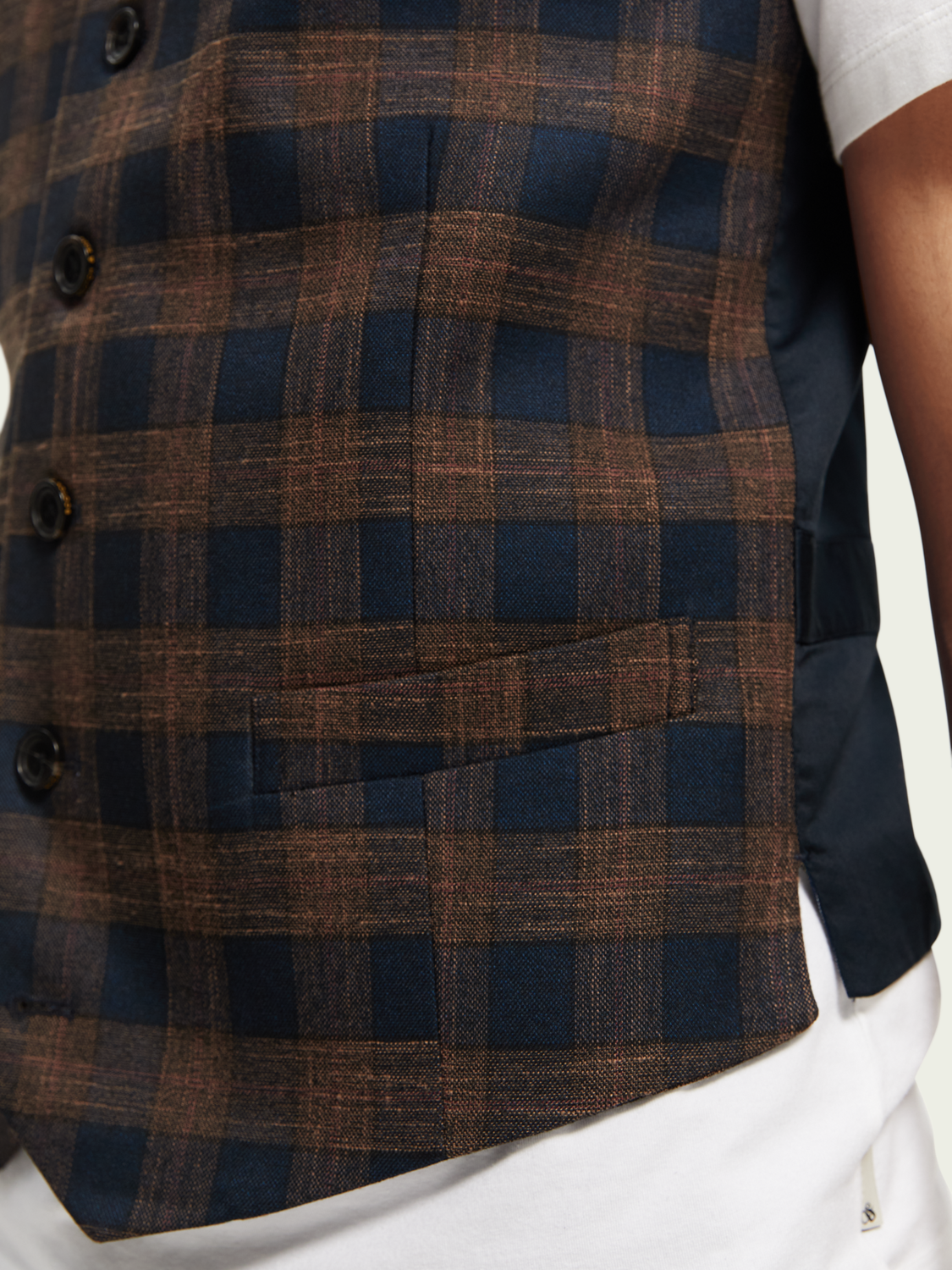 Yarn-Dyed Gilet | Scotch And Soda Outlet