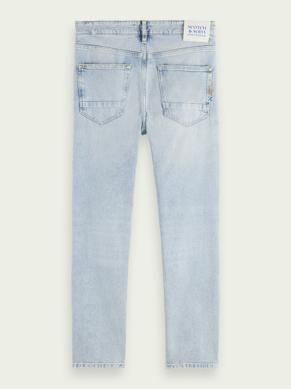 The Skim Super-Slim Fit Jeans - Blue Splash | Scotch And Soda Outlet
