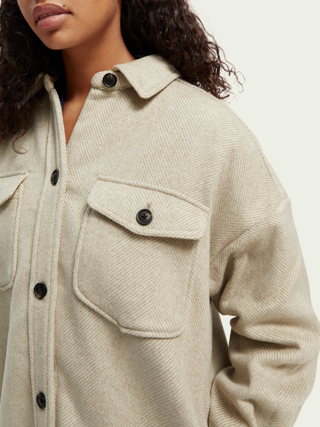 Long Oversized Overshirt | scotch & soda outlet