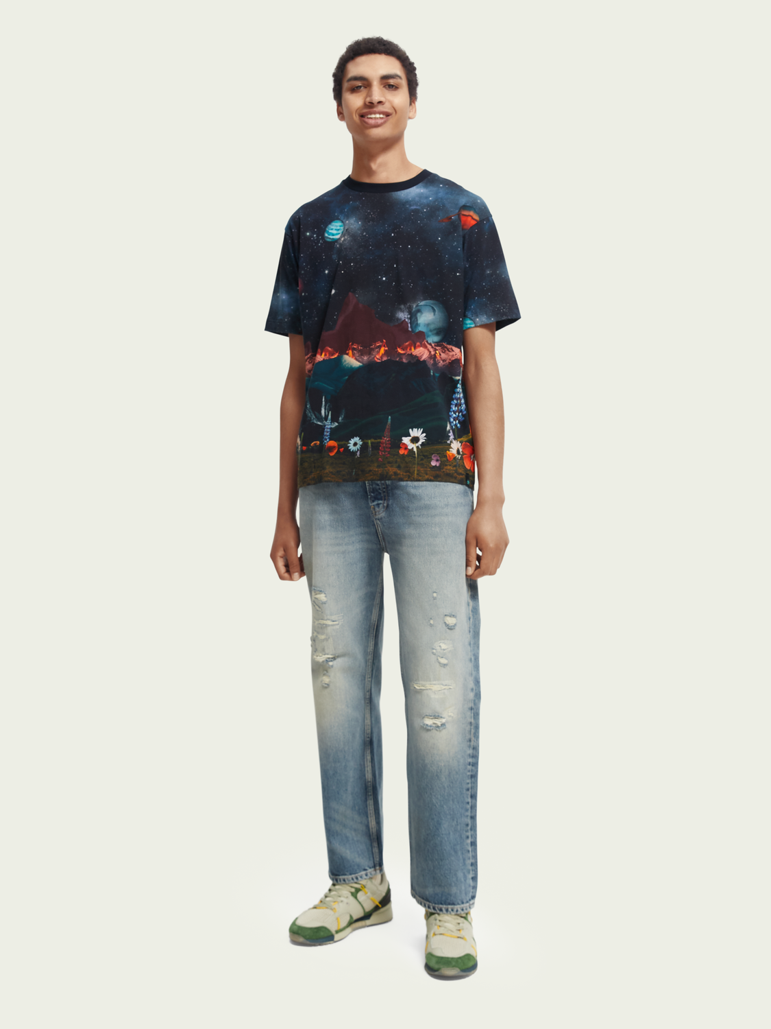 Printed T-Shirt | Scotch And Soda Outlet