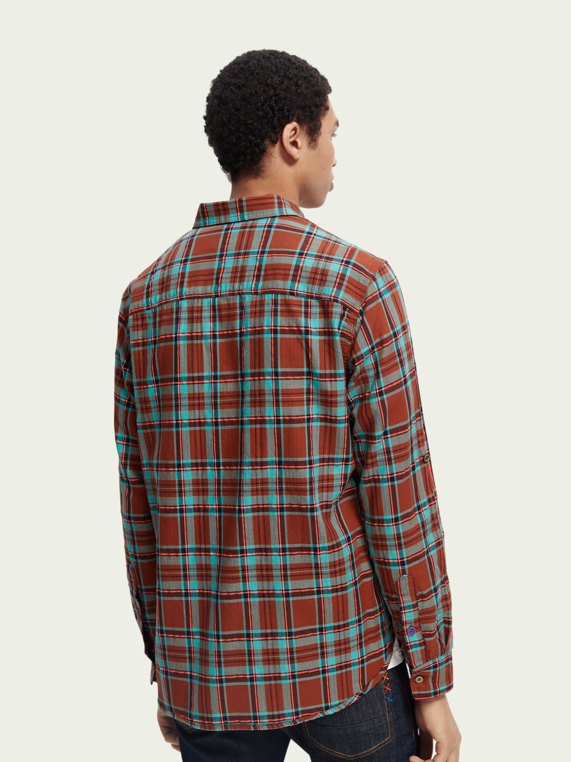 Regular-Fit Checked Flannel Shirt | Scotch And Soda Outlet