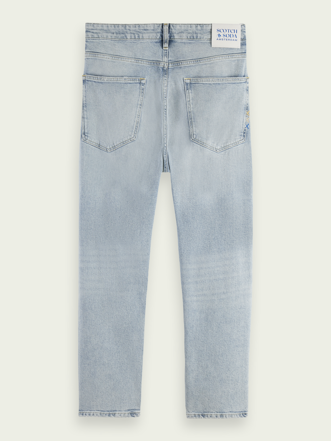 The Dean Loose Tapered-Fit Jeans - Blue Splash | Scotch And Soda Outlet