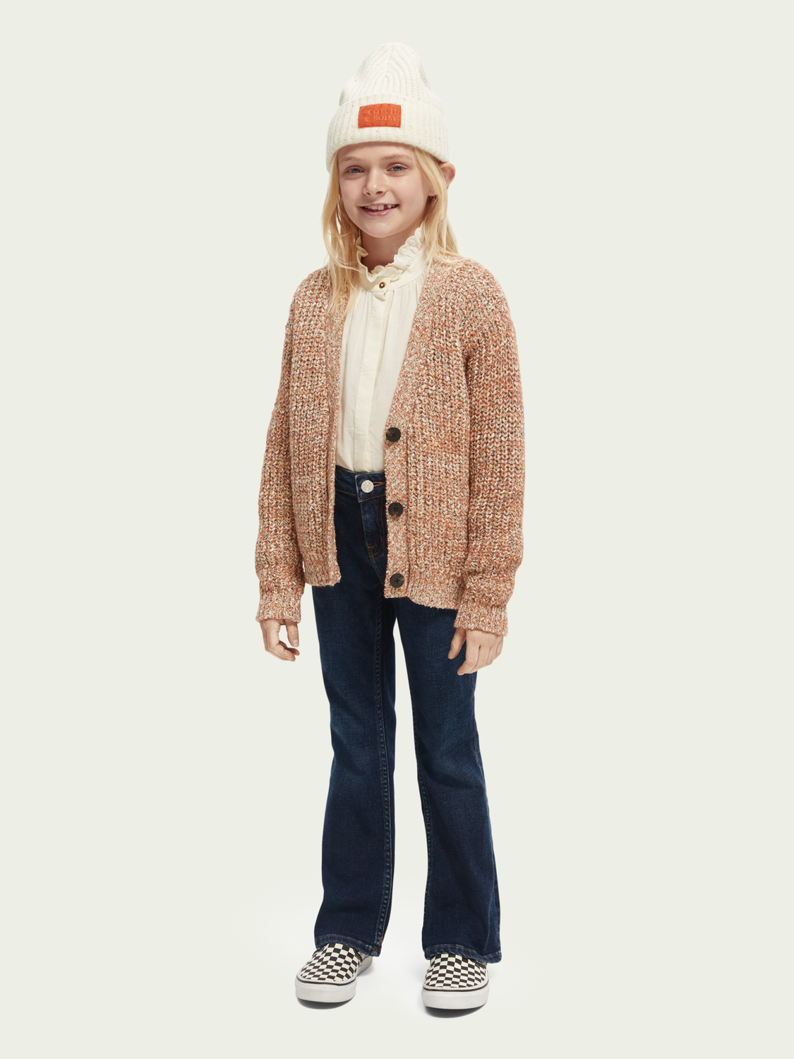 Fuzzy Knitted Cardigan