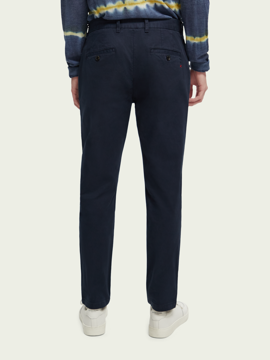Stuart Slim-Fit Cotton-Blend Garment-Dyed Chino | Scotch And Soda Outlet
