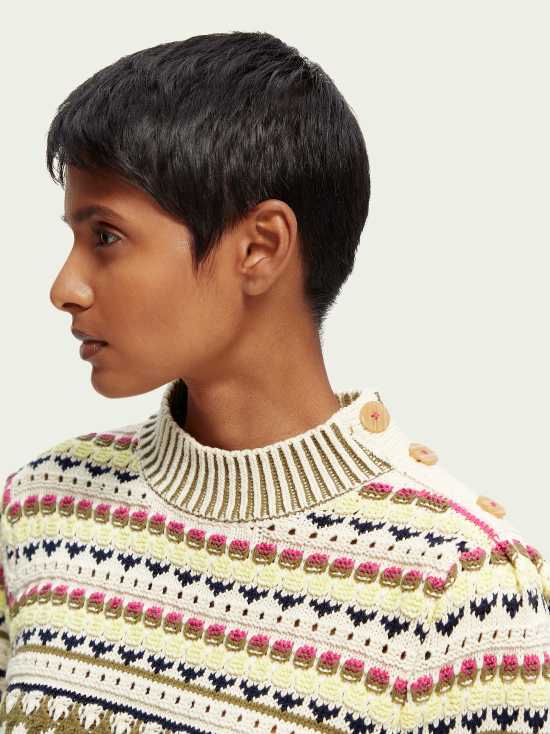 Mixed Stitch Sweater | scotch & soda outlet