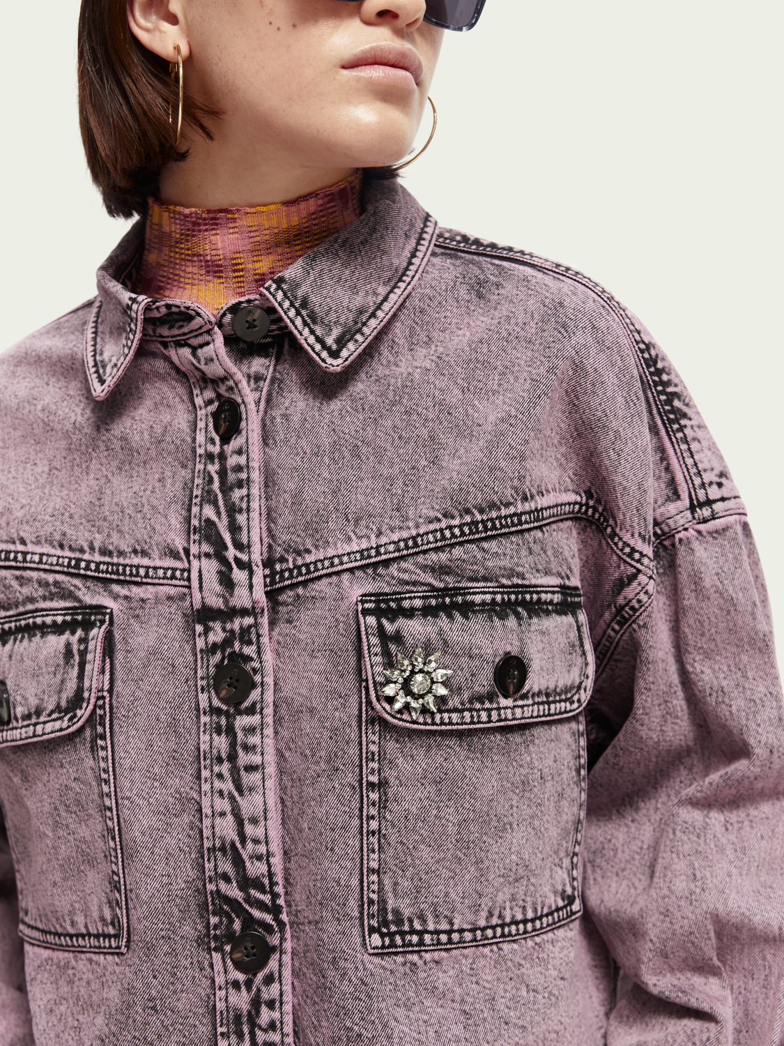 Washed Denim Overshirt | scotch & soda outlet