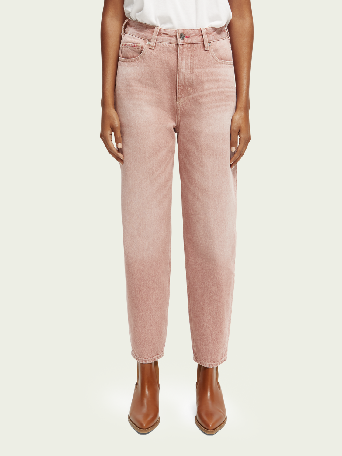 The Tide Yarn-Dyed Balloon Fit Jeans | scotch & soda outlet
