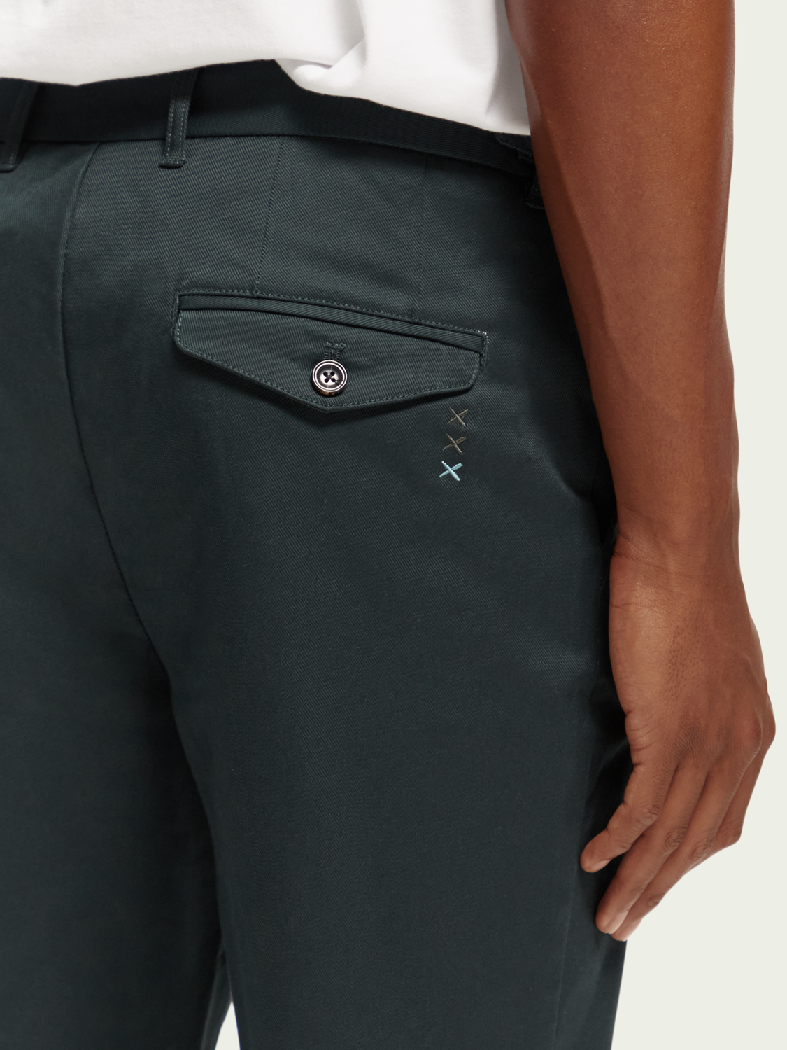 The Drift Regular Tapered Cotton-Blend Twill Chino | Scotch And Soda Outlet