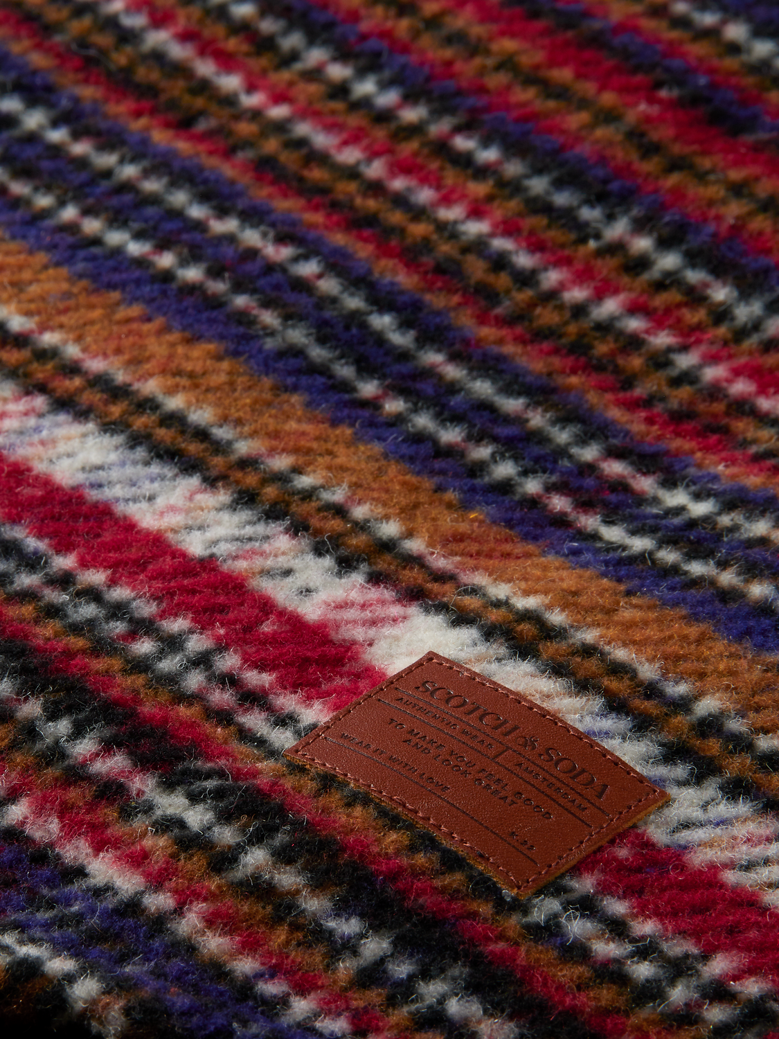 Checked Wool-Blend Overshirt | Scotch And Soda Outlet