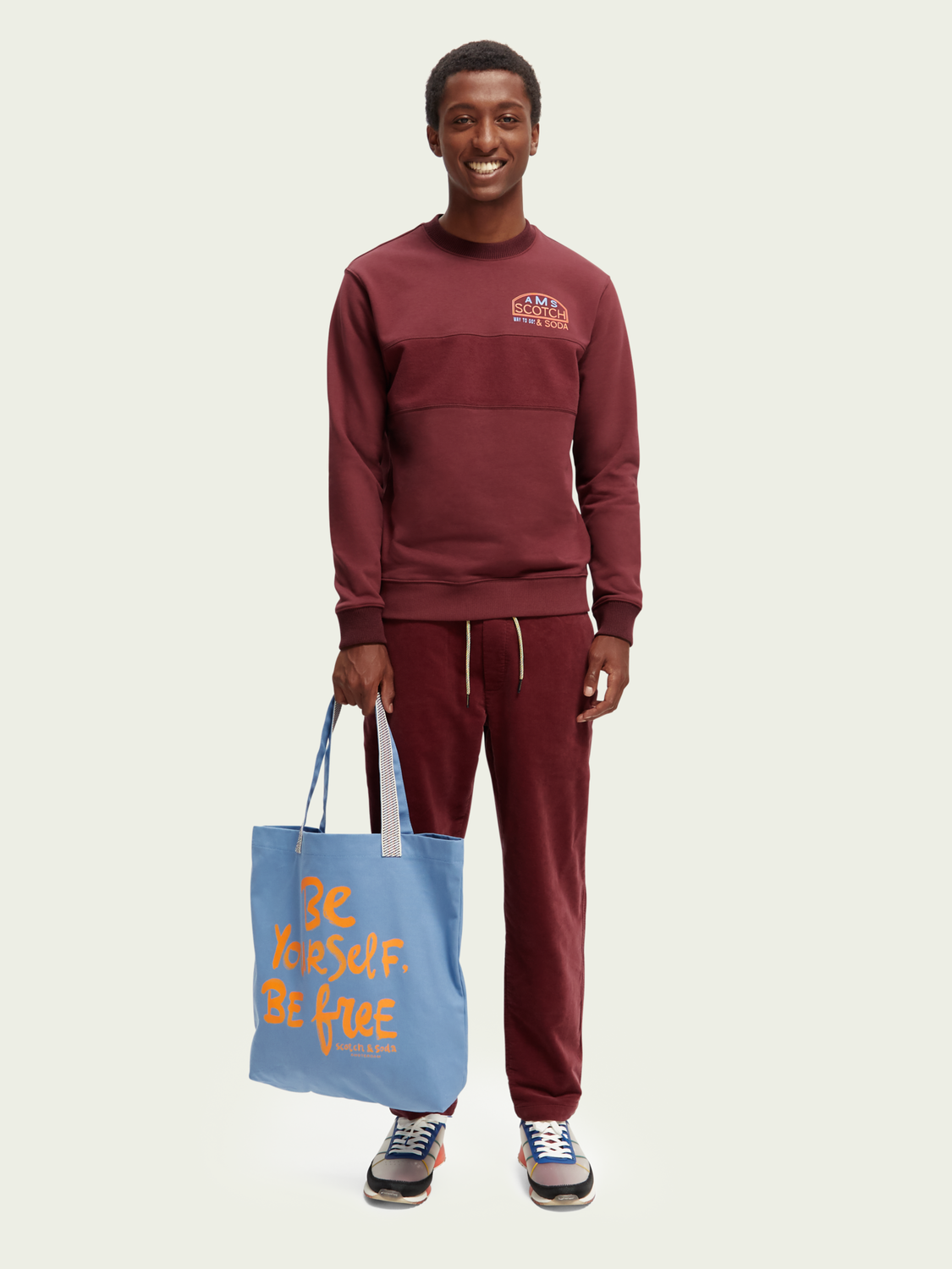 Printed Canvas Tote | Scotch And Soda Outlet