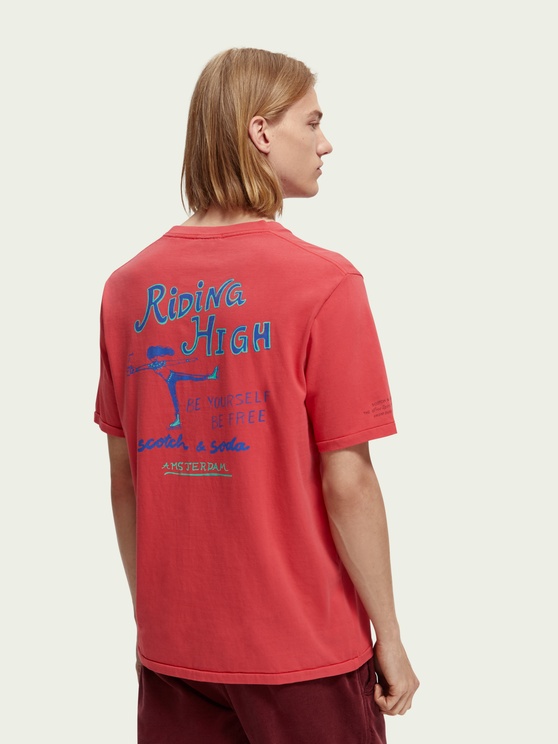 Organic Cotton Artwork T-Shirt | Scotch And Soda Outlet