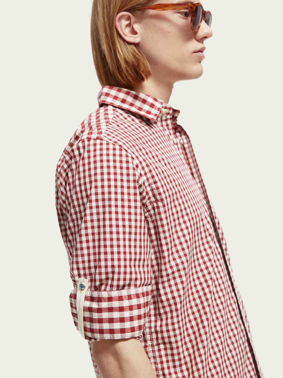 Bb-Checked Organic Cotton Shirt | Scotch And Soda Outlet
