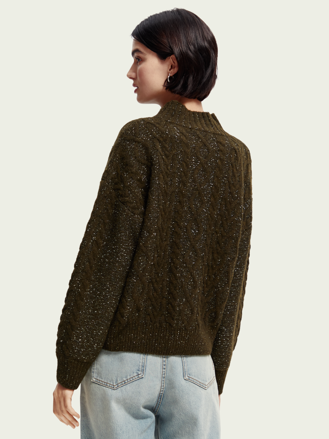 Wool-Blended Knitted Turtleneck Sweater | scotch & soda outlet