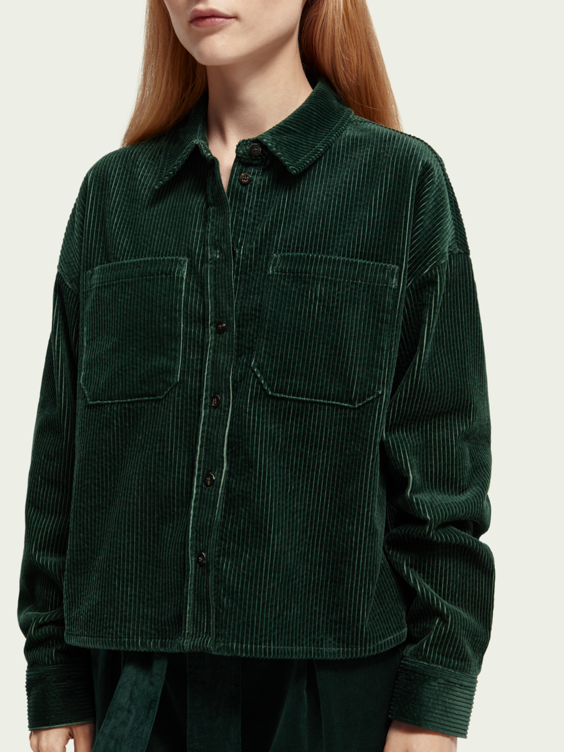 Boxy Corduroy Shirt | scotch & soda outlet