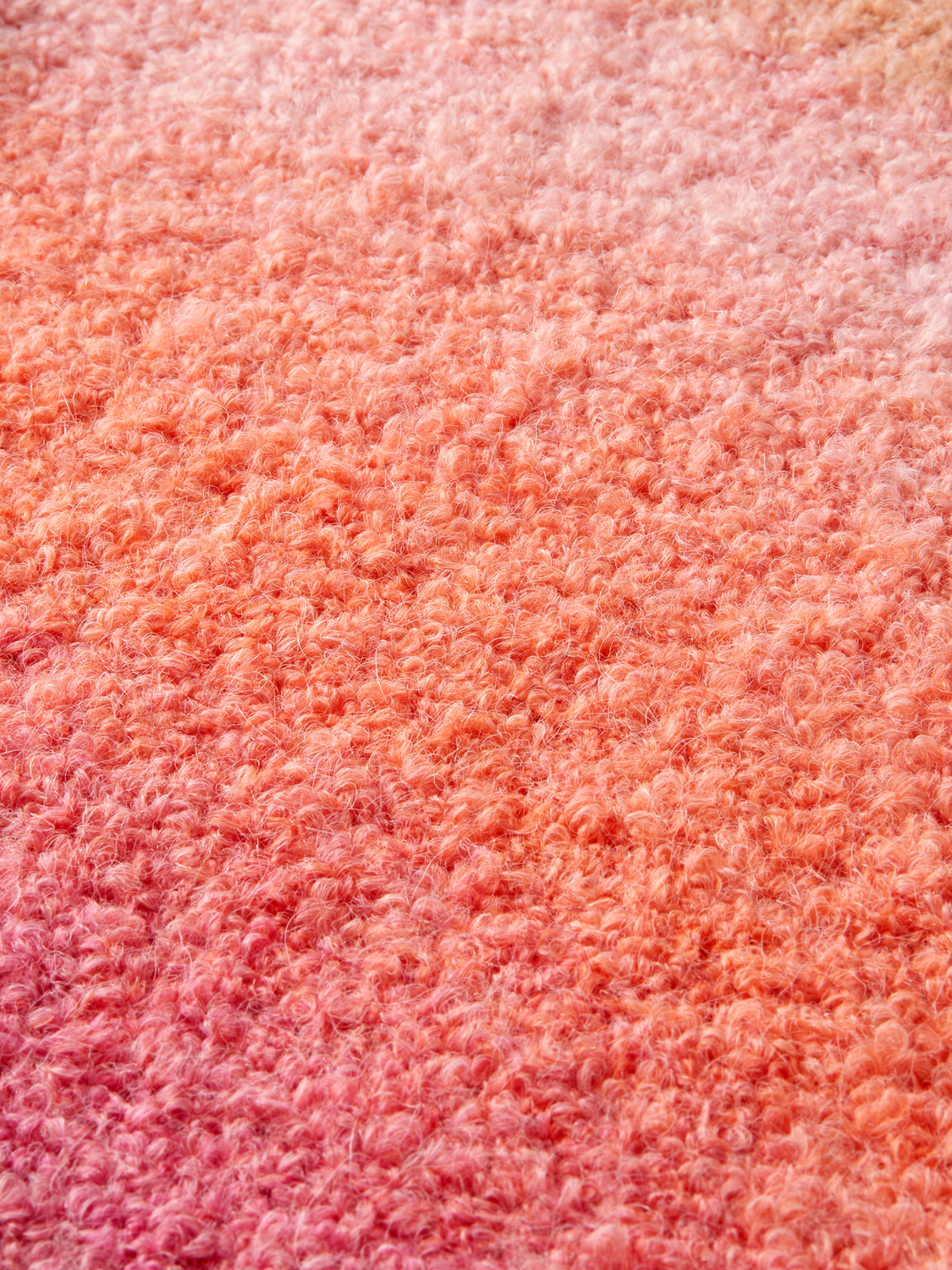 Relaxed Fit Multi-Coloured Fuzzy Sweater