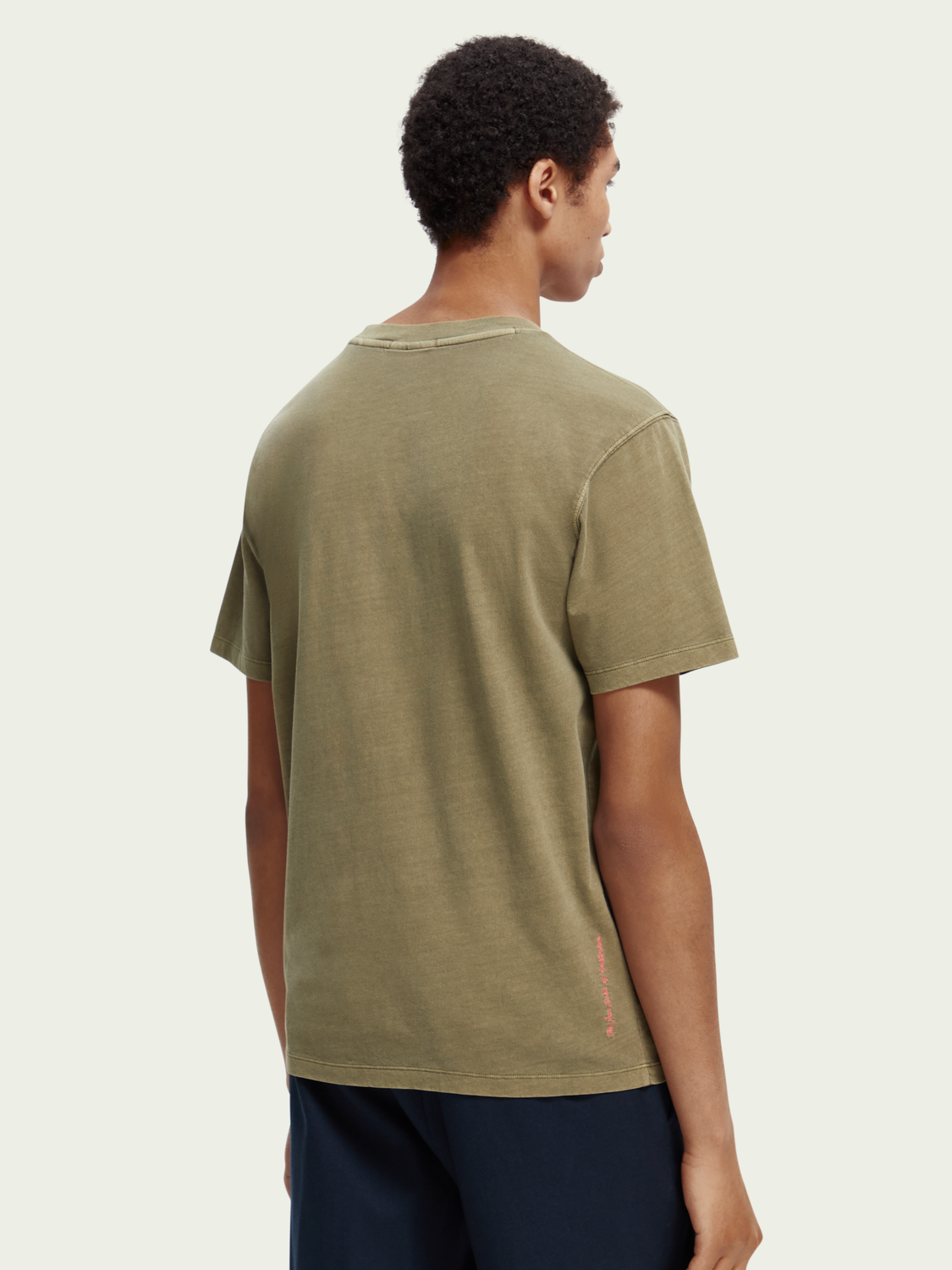 Garment-Dyed Jersey T-Shirt | Scotch And Soda Outlet