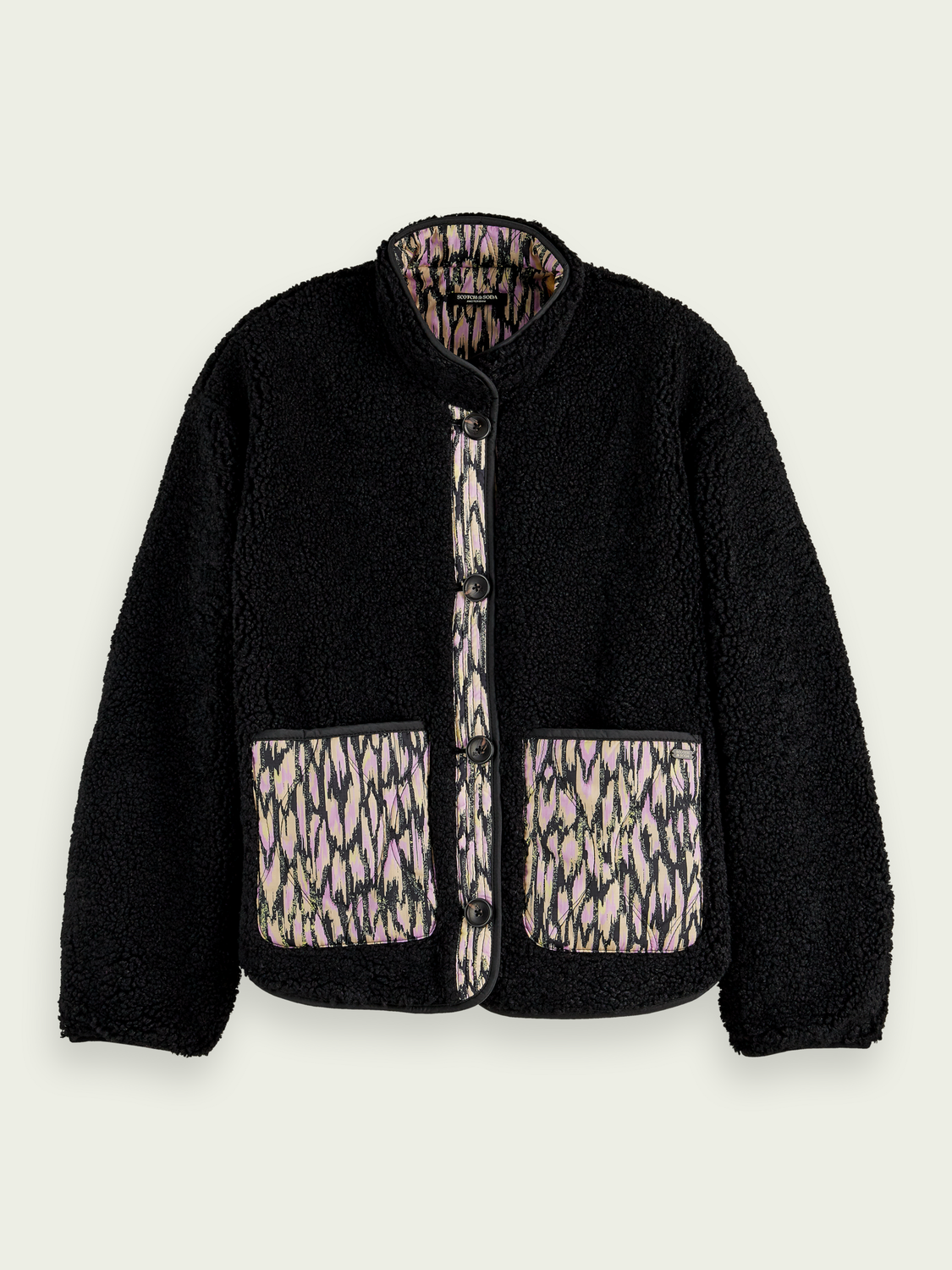 Reversible Teddy Jacket | scotch & soda outlet