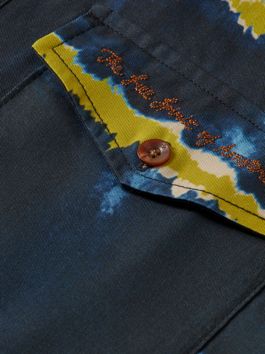 Regular Fit Pocketed Tie-Dye Shirt | Scotch And Soda Outlet