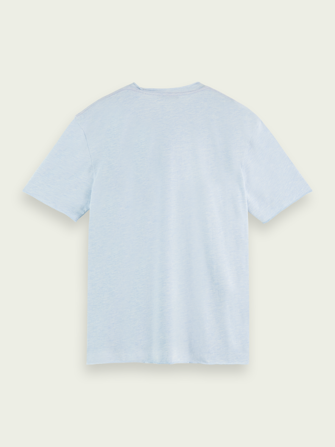 Raw Edge Organic Cotton T-Shirt | Scotch And Soda Outlet