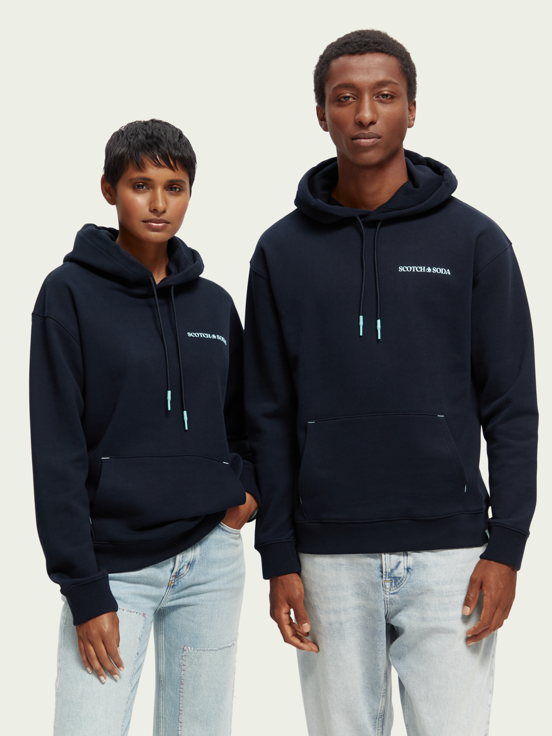 Unisex Organic Cotton Felpa Hoodie | scotch & soda outlet